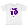 team 10 purple Toddler T-shirt