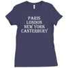 new york london canterbury Ladies Fitted T-Shirt