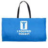 i pooped today Weekender Totes