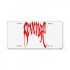 xxxtentacion  revenge License Plate