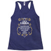 i am a libra Racerback Tank