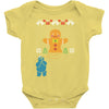 cookie monster gingerbread man ugly christmas sweater Baby Bodysuit