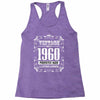 vintage made in 1960 perfectly aged a living legend Racerback Tank