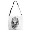 lion with crown Adjustable Strap Totes