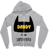 daddy is my superhero Zipper Hoodie