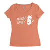 alright dave Women's Triblend Scoop T-shirt