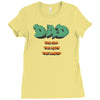 dad the man the myth the legend Ladies Fitted T-Shirt