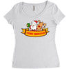 merry christmas Women's Triblend Scoop T-shirt