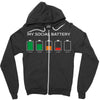 leave me alone introvert humor Zipper Hoodie