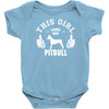 This Girl Loves Pitbull Baby Onesie