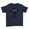 blessed are the curious for they shall have adventures Youth Tee