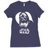 chewbecca star wars ciube chewbacca film cinema&amp;tv Ladies Fitted T-Shirt