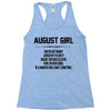 August Girl Hated By Many Racerback Tank