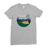 Way Down We Go Ladies Fitted T-Shirt