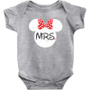 Mr. and Mrs. Matching Baby Bodysuit