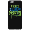 i bleed blue and green iPhone 6/6s Case