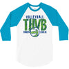 volleyball thvb tampa high 3/4 Sleeve Shirt