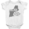 new england, because old england was wicked stupid Baby Onesie