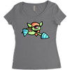 drilly Women's Triblend Scoop T-shirt