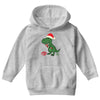 christmas dinosaur Youth Hoodie
