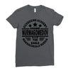 khabib nurmagomedov black logo Ladies Fitted T-Shirt