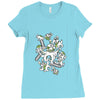 octobunny attax Ladies Fitted T-Shirt