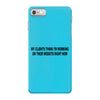 clients think i'm working web site design funny computer nerd geek shi iPhone 7 Case