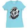 lepre cat Ladies Fitted T-Shirt