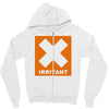 irritant mens Zipper Hoodie