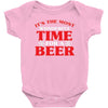 it's the most wonderful time for a beer Baby Bodysuit