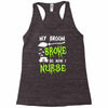 my broom broke! so now i nurse Racerback Tank