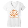 happy halloween 2 Women's V-Neck T-Shirt
