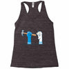 bad sock puppet Racerback Tank
