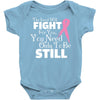 the lord will fight for you, you need only to be still Baby Bodysuit