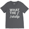 what the f stop V-Neck Tee