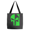 mad engine marvel brand punisher scar glow in the dark Tote Bags