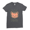 my cat is on the internet Ladies Fitted T-Shirt