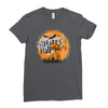 happy halloween 1 Ladies Fitted T-Shirt