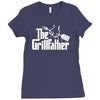 the grillfather  funny bbq Ladies Fitted T-Shirt