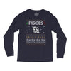 pisces christmas ugly sweater Long Sleeve Shirts