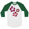flowers 3/4 Sleeve Shirt