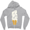 doodle Zipper Hoodie