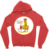 calvin hobbes Zipper Hoodie
