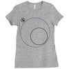 Outside Circle Ladies Fitted T-Shirt