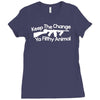 keep the change you ya filthy animal Ladies Fitted T-Shirt