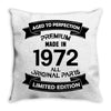Premium Vintage 1972 Throw Pillow