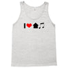 i love house music t shirt edm club wear rave electro party progressiv Tank Top