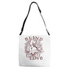blind love fire heart Adjustable Strap Totes