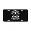love love love camping! License Plate