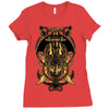 death pirate Ladies Fitted T-Shirt
